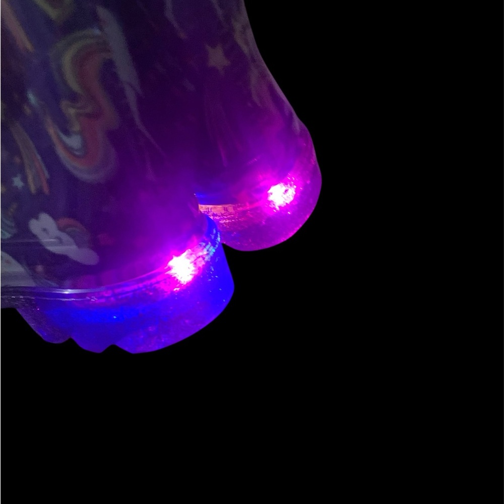 Kids Unicorn Light-Up Rain Boots size 7/8 New